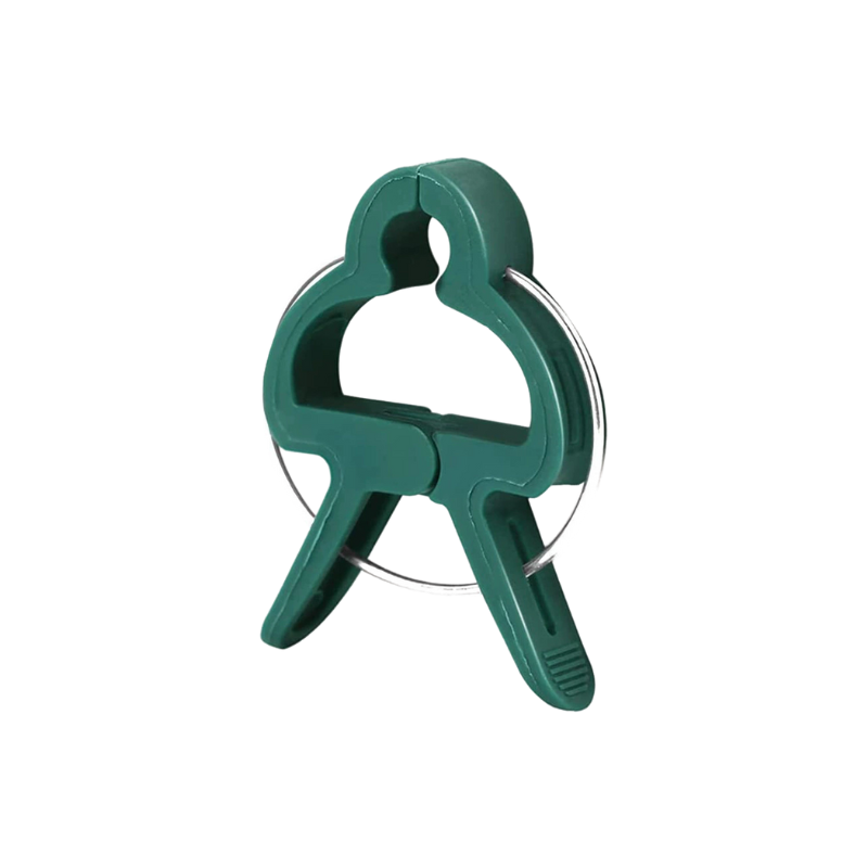 Green PP Garden Plant Clips Set